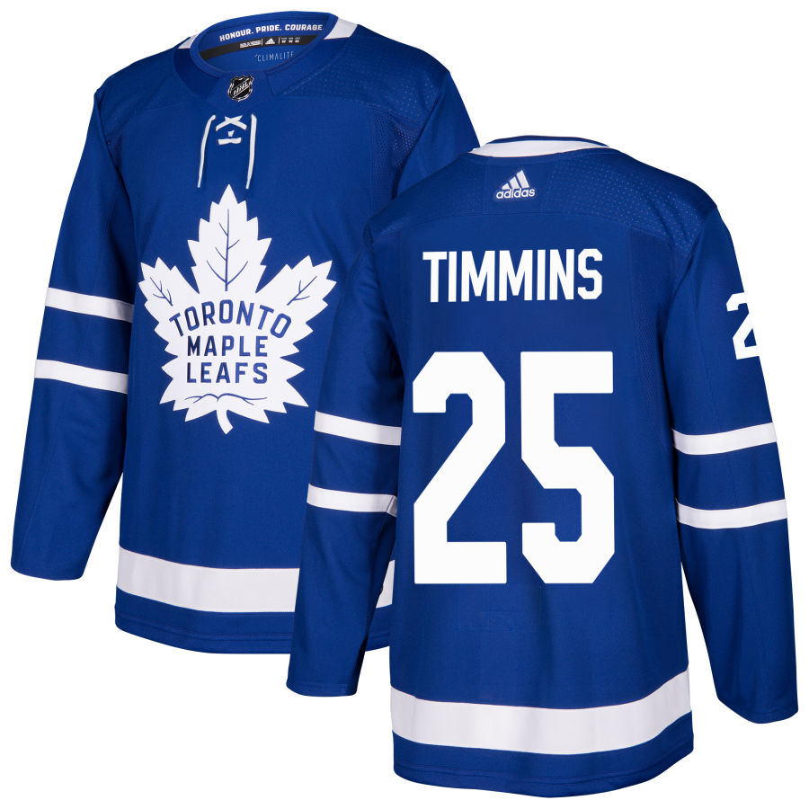 Conor Timmins Toronto Maple Leafs adidas Authentic Jersey - Blue