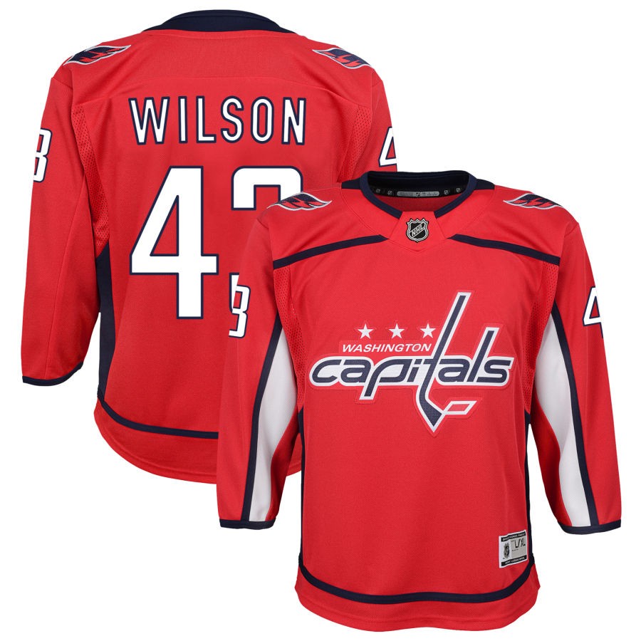 Tom Wilson Washington Capitals Youth Home Premier Jersey - Red