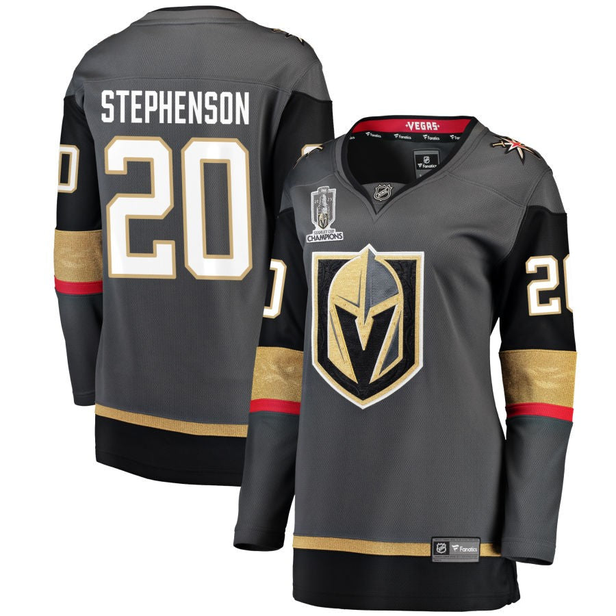 Chandler Stephenson  Vegas Golden Knights Fanatics Branded Women's 2023 Stanley Cup Champions Alternate Breakaway Jersey - Black