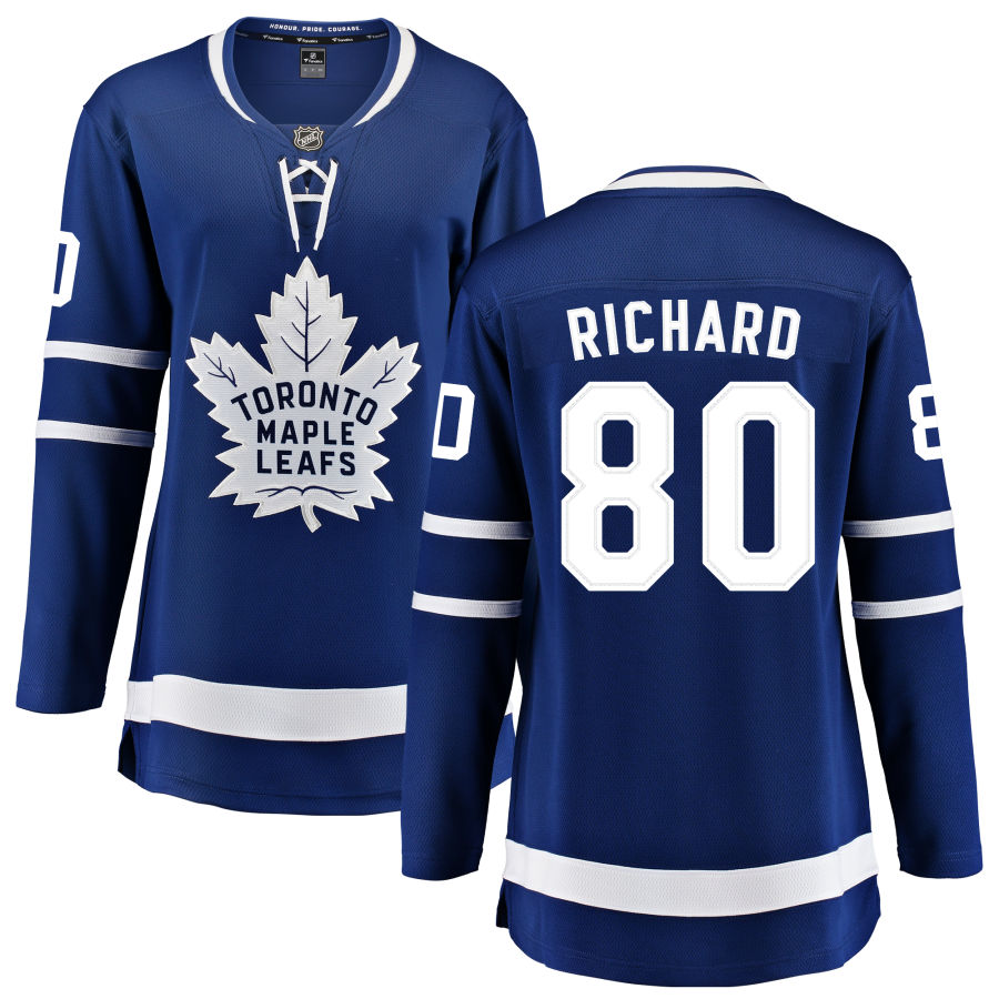 Samuel Richard Toronto Maple Leafs Fanatics Branded Women's Home Breakaway Jersey - Blue