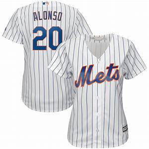 Womens New York Mets Pete Alonso Cool Base Replica Jersey White