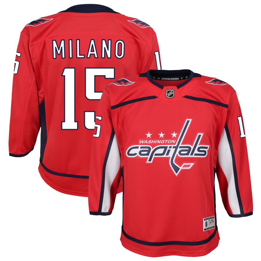 Sonny Milano Washington Capitals Youth Home Premier Jersey - Red