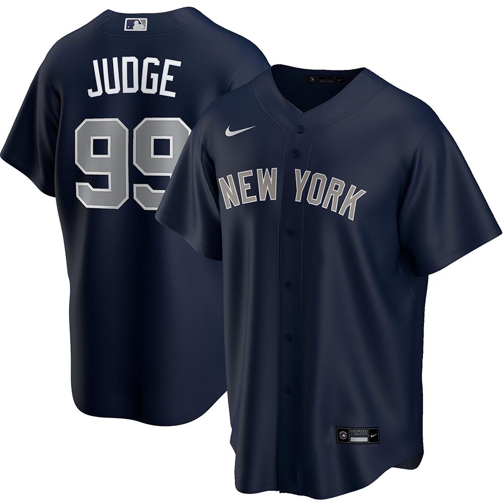 Mens New York Yankees Aaron Judge Cool Base Replica Jersey Navy