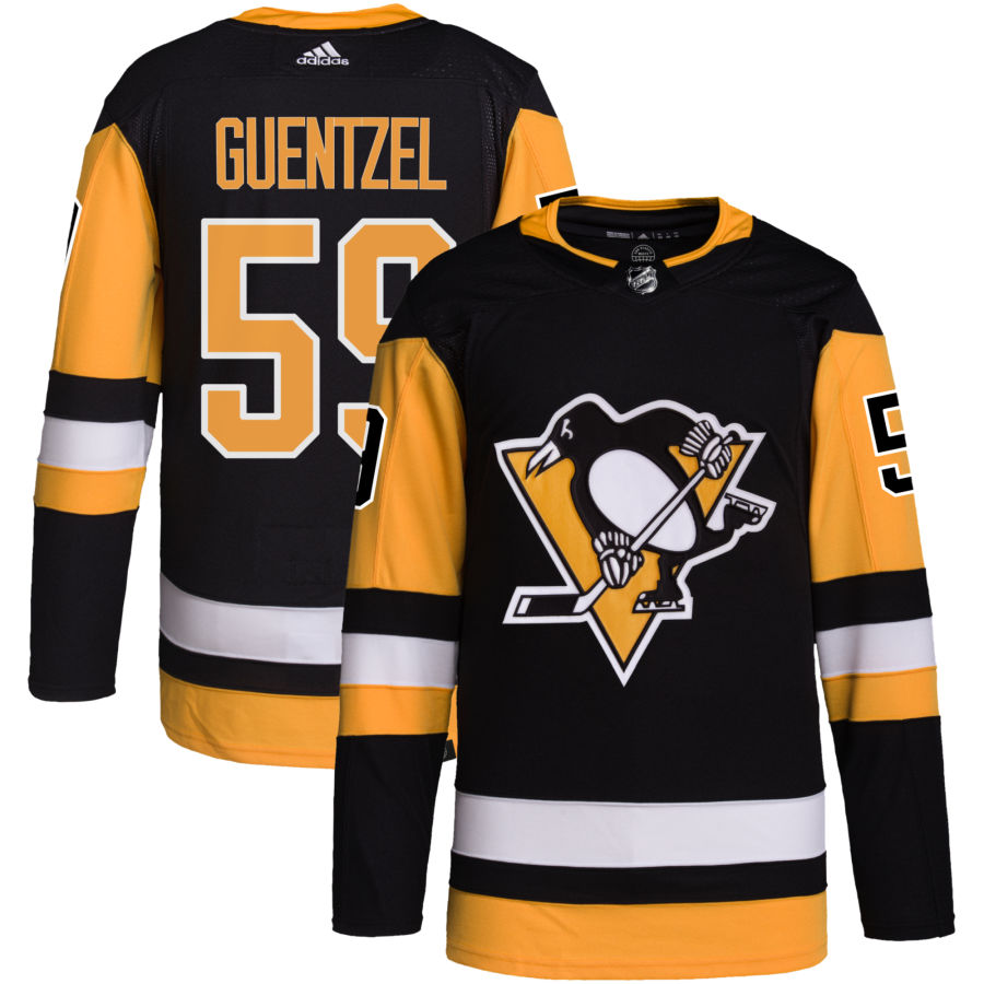 Jake Guentzel Pittsburgh Penguins adidas Home Primegreen Authentic Pro Jersey - Black