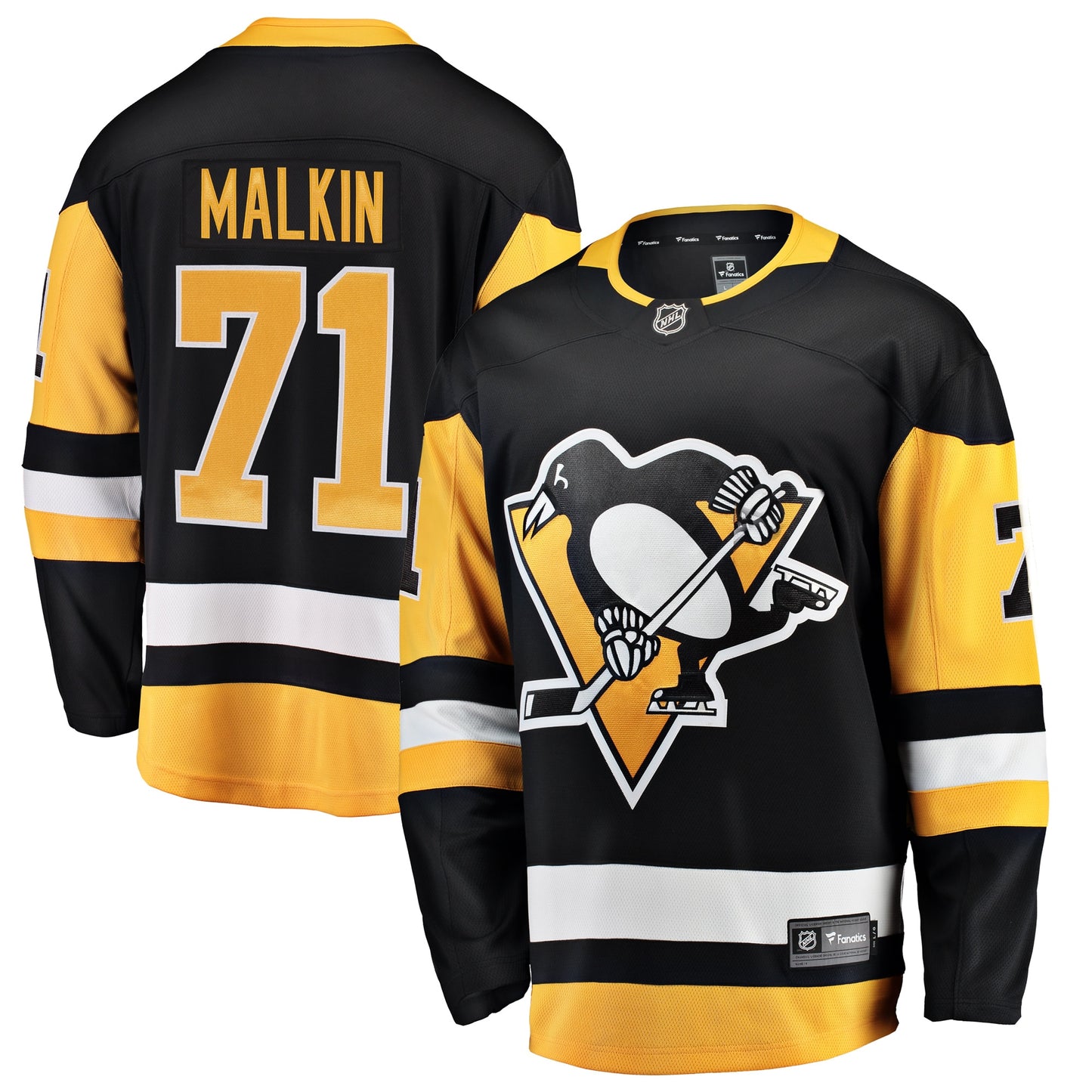 Evgeni Malkin Pittsburgh Penguins Fanatics Branded Breakaway Player Jersey - Black