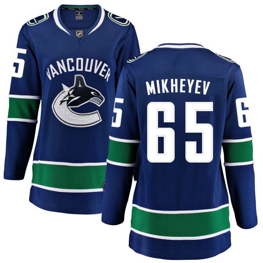 Ilya Mikheyev Vancouver Canucks Fanatics Branded Women's Home Breakaway Jersey - Blue