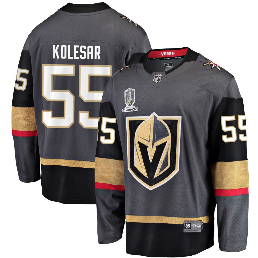Keegan Kolesar  Vegas Golden Knights Fanatics Branded 2023 Stanley Cup Champions Alternate Breakaway Jersey - Black