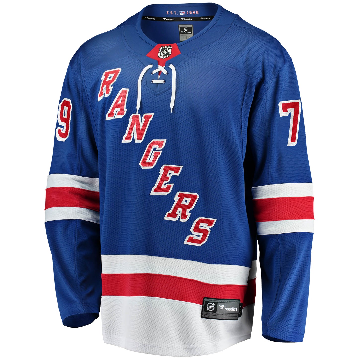 K'Andre Miller New York Rangers Fanatics Branded 2017/18 Home Breakaway Replica Jersey - Blue