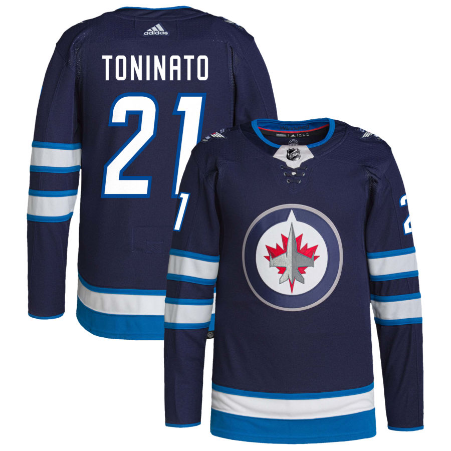 Dominic Toninato Winnipeg Jets adidas Home Authentic Pro Jersey - Navy