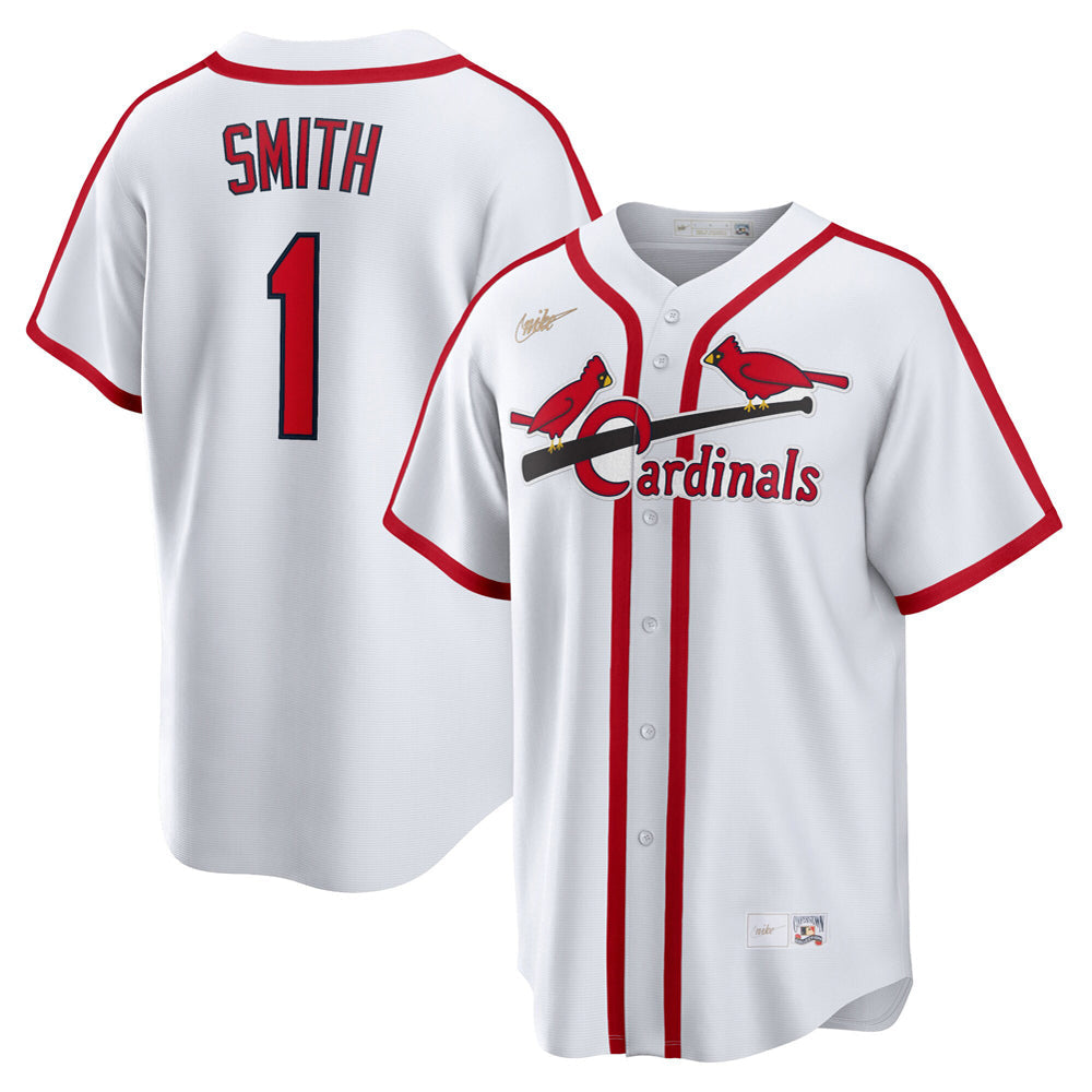 Men's St. Louis Cardinals Ozzie Smith Home Cooperstown Collection Player Jersey - White