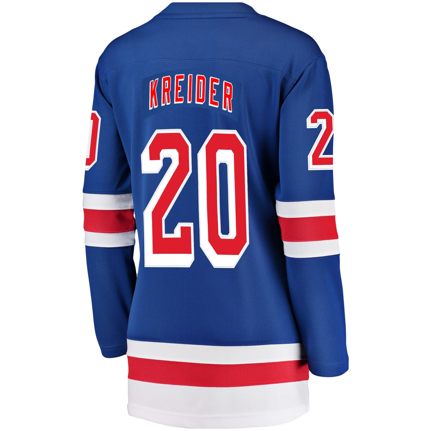 Chris Kreider New York Rangers Fanatics Branded Women's Breakaway Player Jersey - Blue