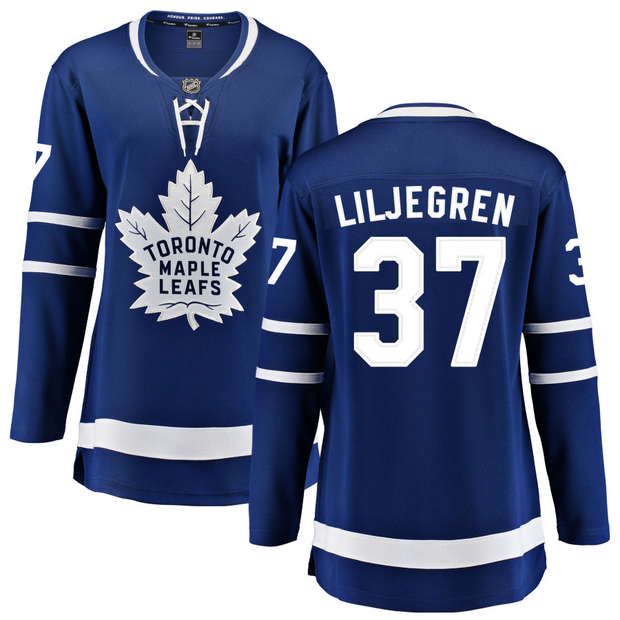 Timothy Liljegren Toronto Maple Leafs Fanatics Branded Women's Home Breakaway Jersey - Blue