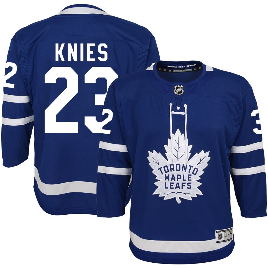 Matthew Knies Toronto Maple Leafs Youth Home Premier Jersey - Blue
