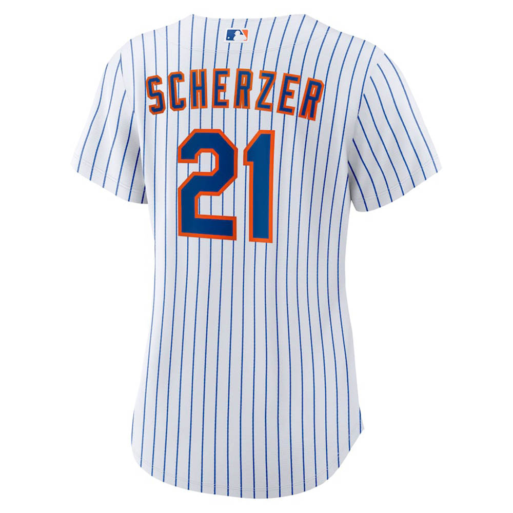 Women's New York Mets Max Scherzer Cool Base Replica Home Jersey - White