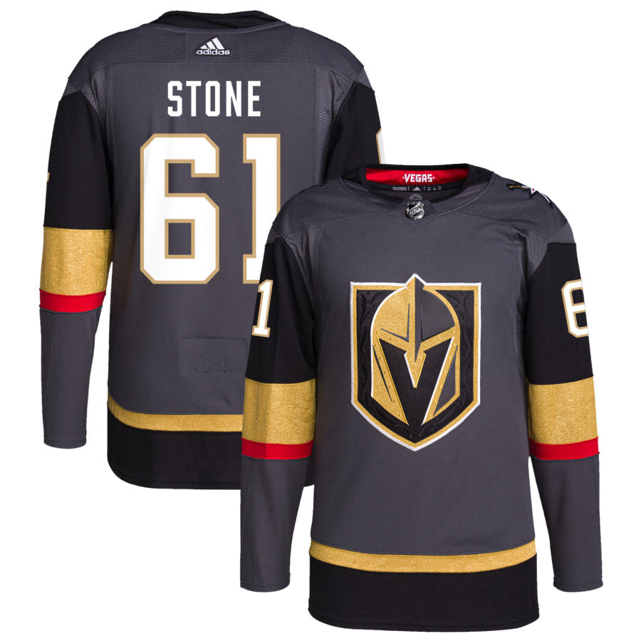 Mark Stone Vegas Golden Knights adidas Alternate Authentic Pro Jersey - Gray