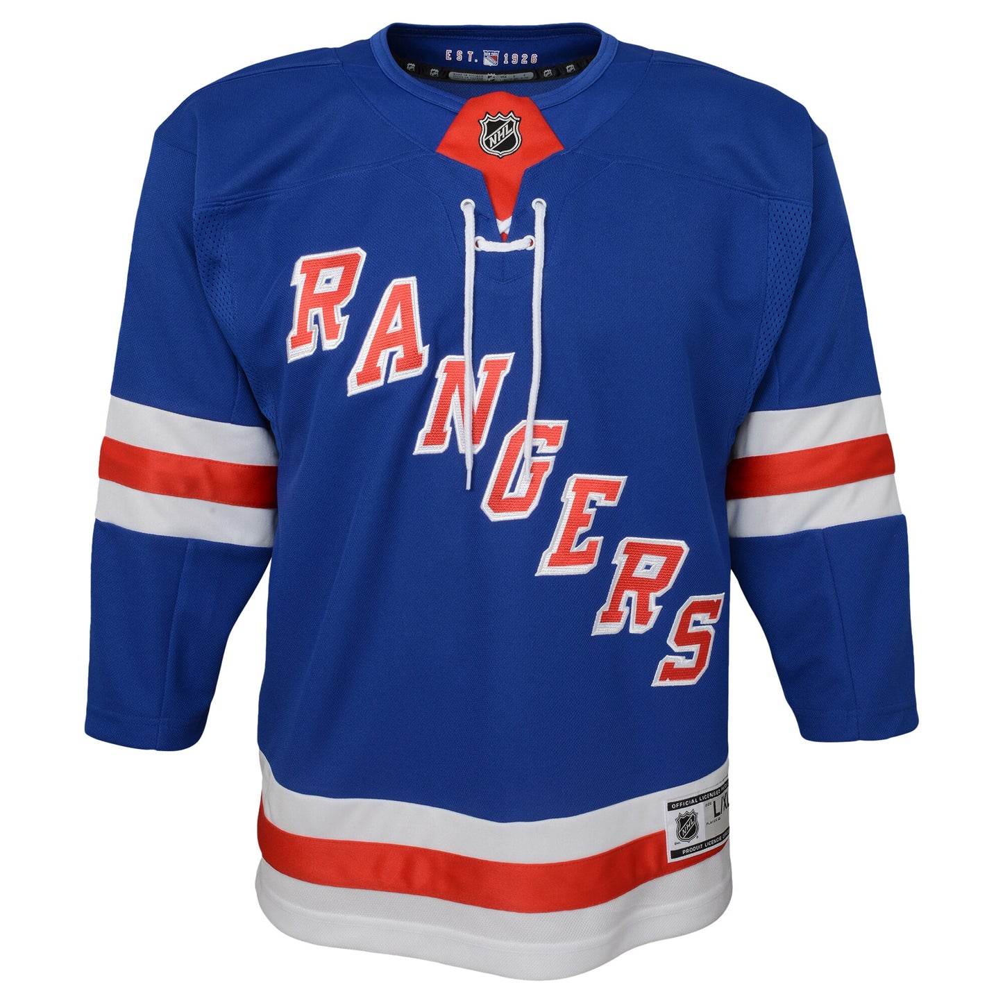 New York Rangers Youth Home Premier Jersey - Blue