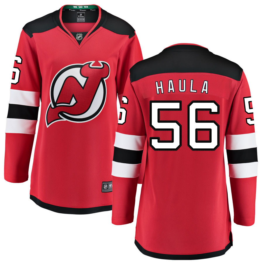 Erik Haula New Jersey Devils Fanatics Branded Women's Home Breakaway Jersey - Red