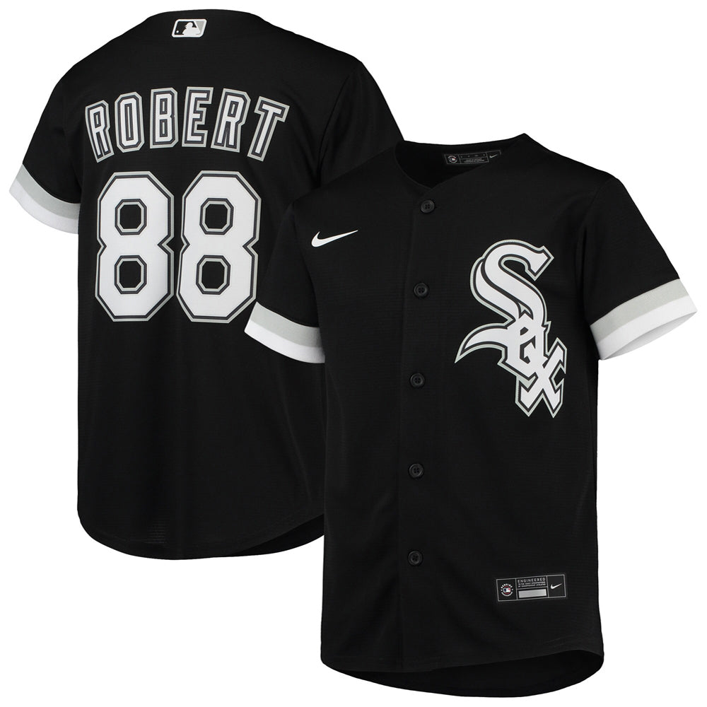 Youth Chicago White Sox Luis Robert Alternate Player Jersey - Black