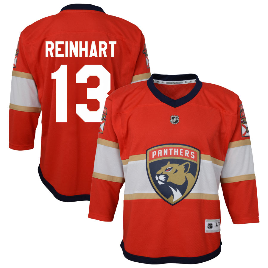 Sam Reinhart Florida Panthers Youth Home Replica Jersey - Red
