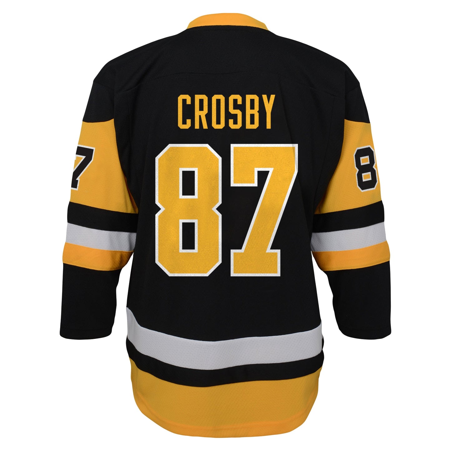 Sidney Crosby Pittsburgh Penguins Youth Captain Patch Home Replica Player Jersey - Black