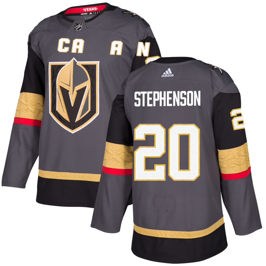 Chandler Stephenson Vegas Golden Knights adidas Alternate Authentic Jersey - Gray